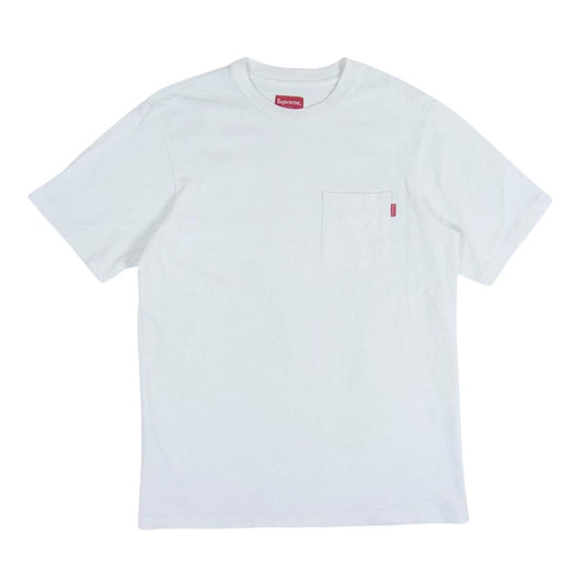 Supreme シュプリーム 20AW POCKET TEE ポケット 半袖 Ｔシャツ ホワイト系 S【中古】