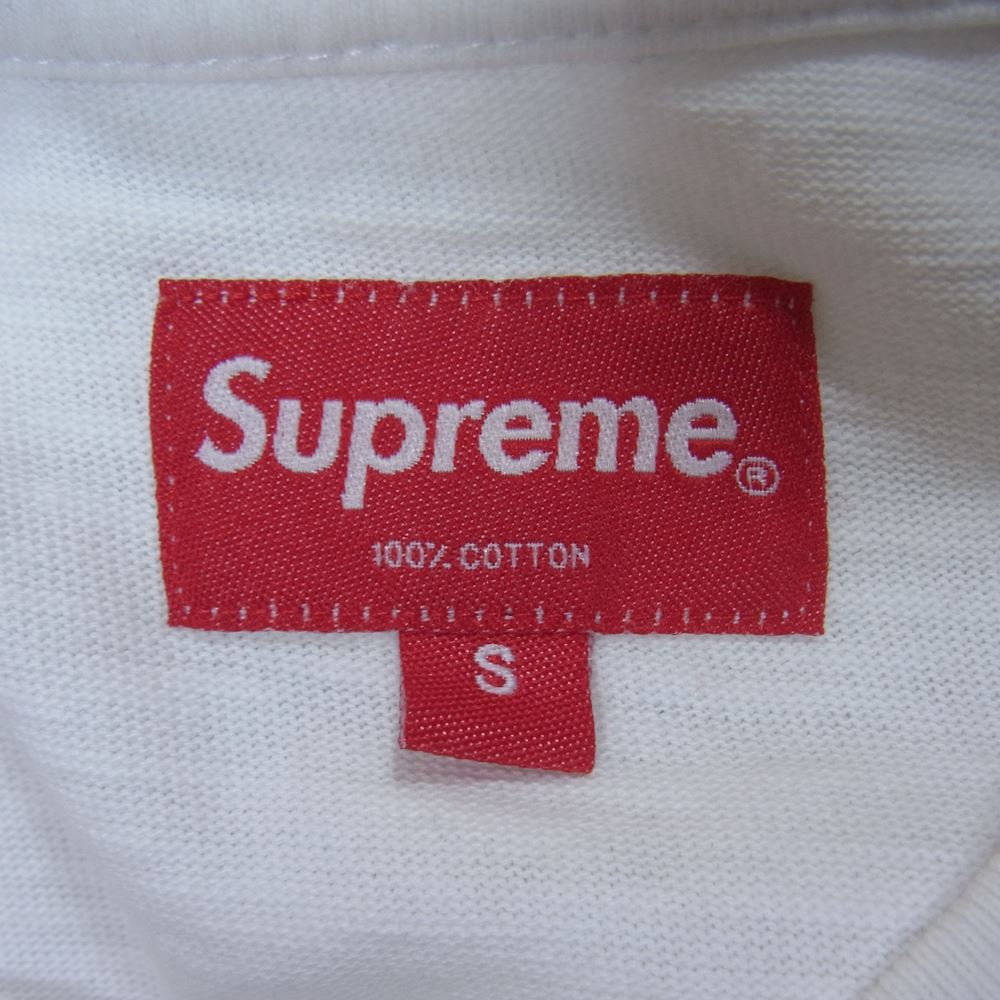 Supreme シュプリーム 20AW POCKET TEE ポケット 半袖 Ｔシャツ ホワイト系 S【中古】