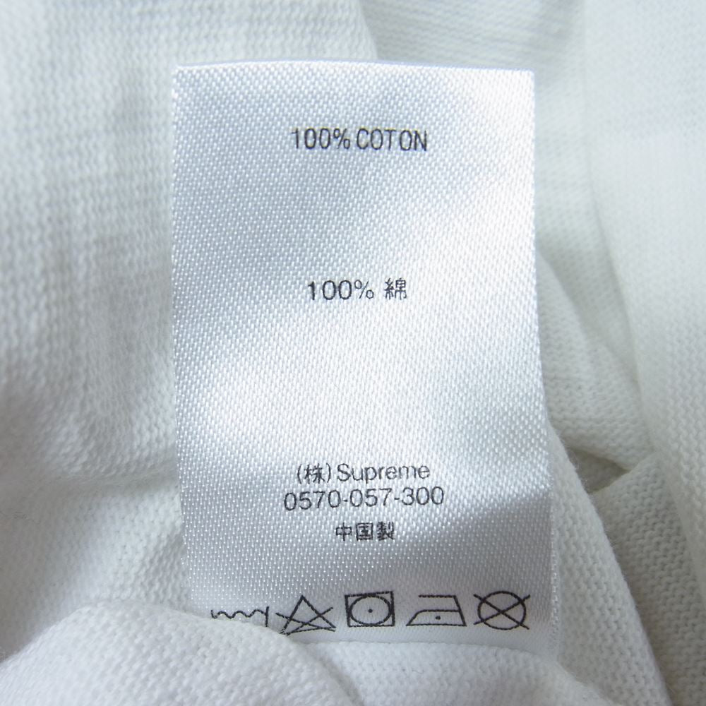 Supreme シュプリーム 20AW POCKET TEE ポケット 半袖 Ｔシャツ ホワイト系 S【中古】