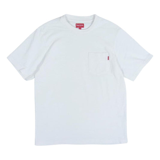 Supreme シュプリーム 20AW POCKET TEE ポケット 半袖 Ｔシャツ ホワイト系 S【中古】