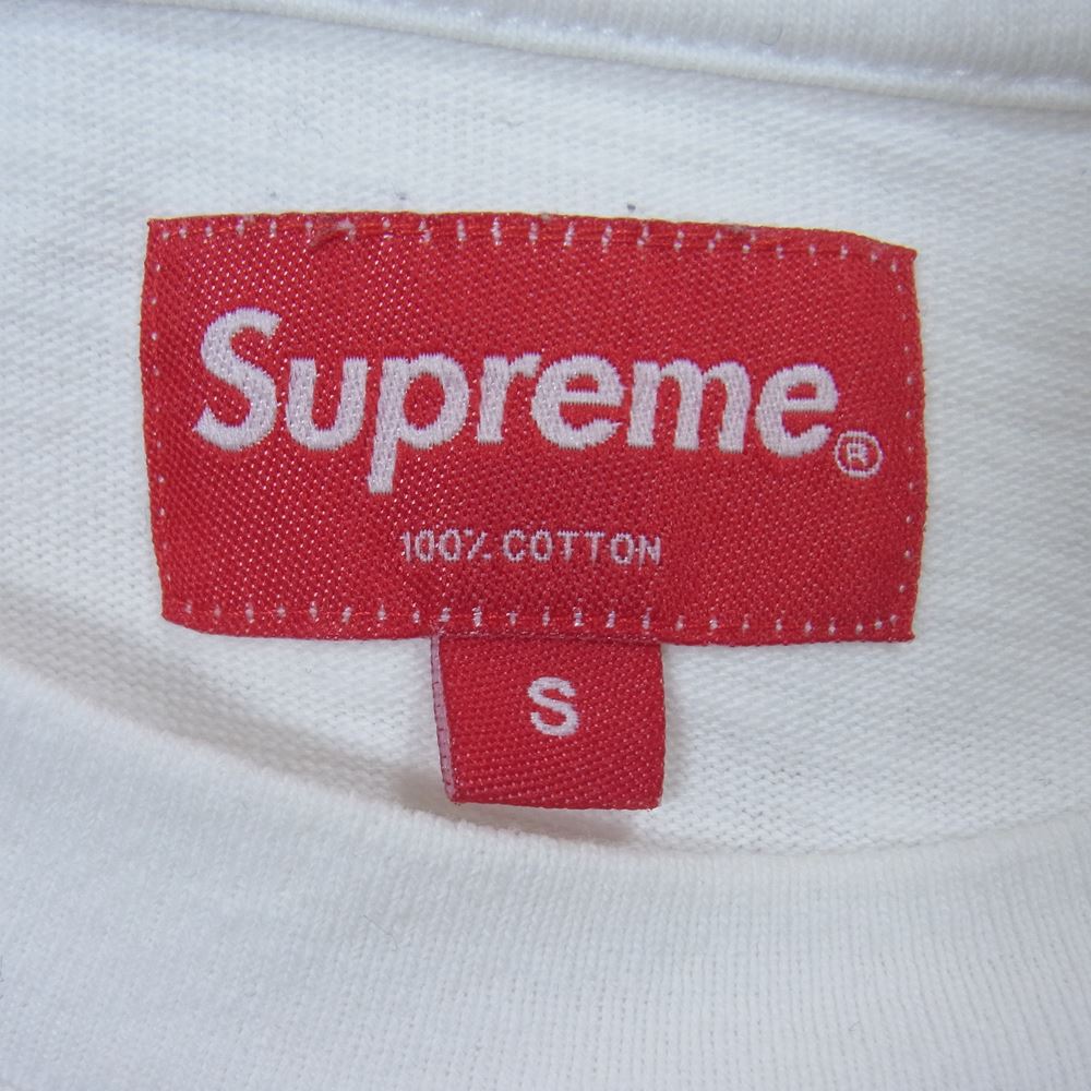 Supreme シュプリーム 20AW POCKET TEE ポケット 半袖 Ｔシャツ ホワイト系 S【中古】