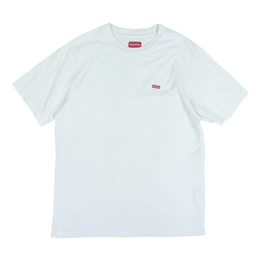 Supreme シュプリーム 19SS Small Box Logo Tee ラバー スモール ボックスロゴ Tシャツ ホワイト系 ホワイト系【中古】