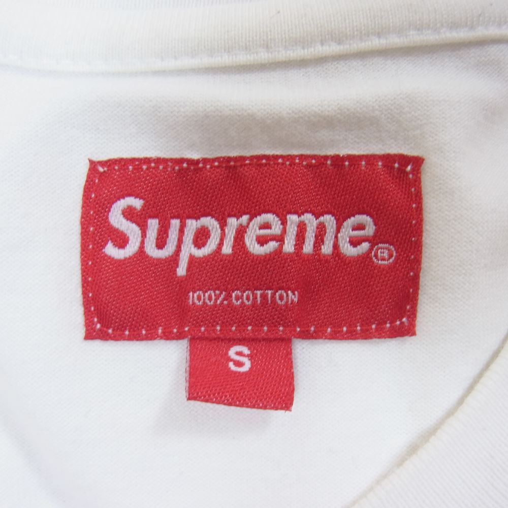 Supreme シュプリーム 19SS Small Box Logo Tee ラバー スモール ボックスロゴ Tシャツ ホワイト系 ホワイト系【中古】