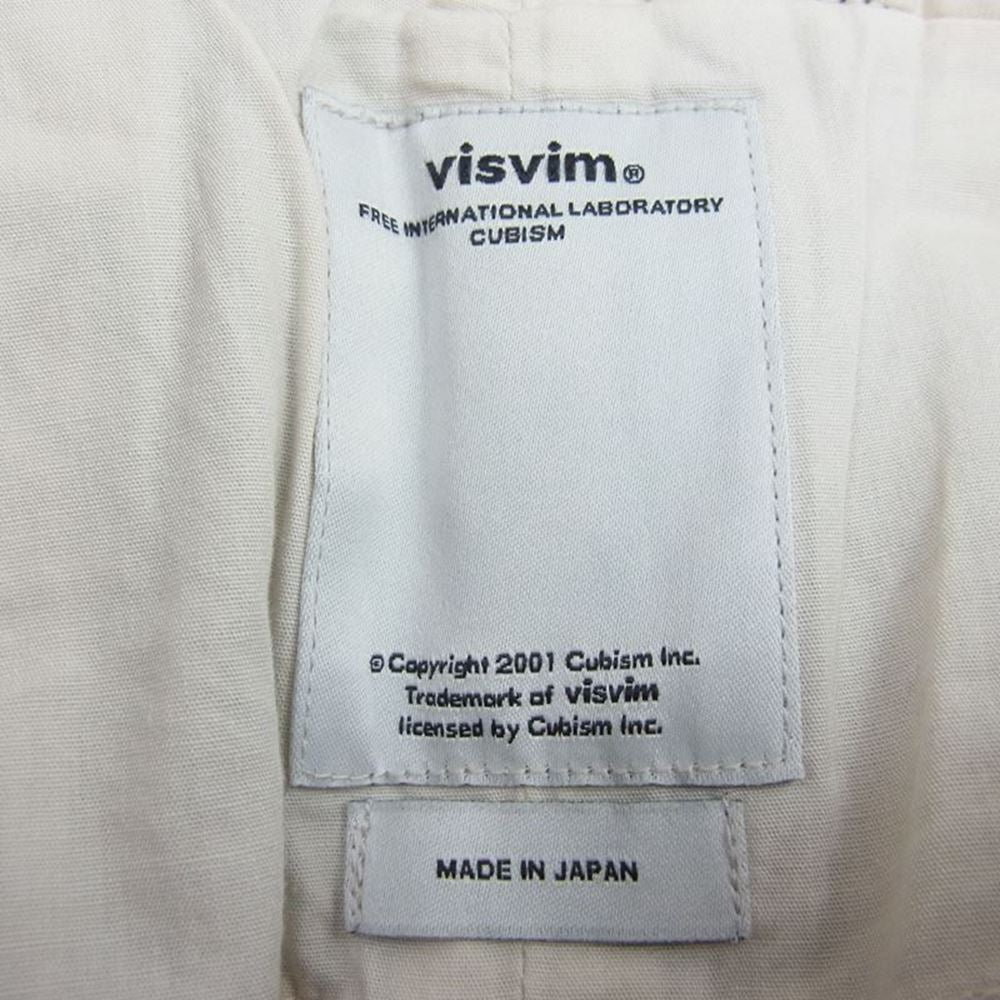 VISVIM ビズビム 0117105008005 17SS CHINO SHORTS チノ ショーツ ハーフ パンツ ネイビー系 1【中古】