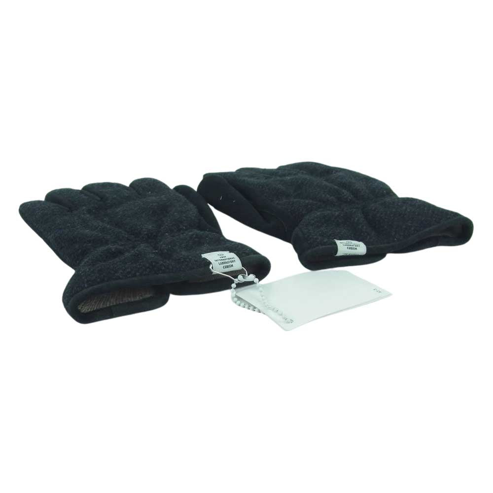 VISVIM ビズビム 0113403003005 CASHMERE GLOVE カシミア スエード グローブ 手袋 ブラック系 FREE【中古】