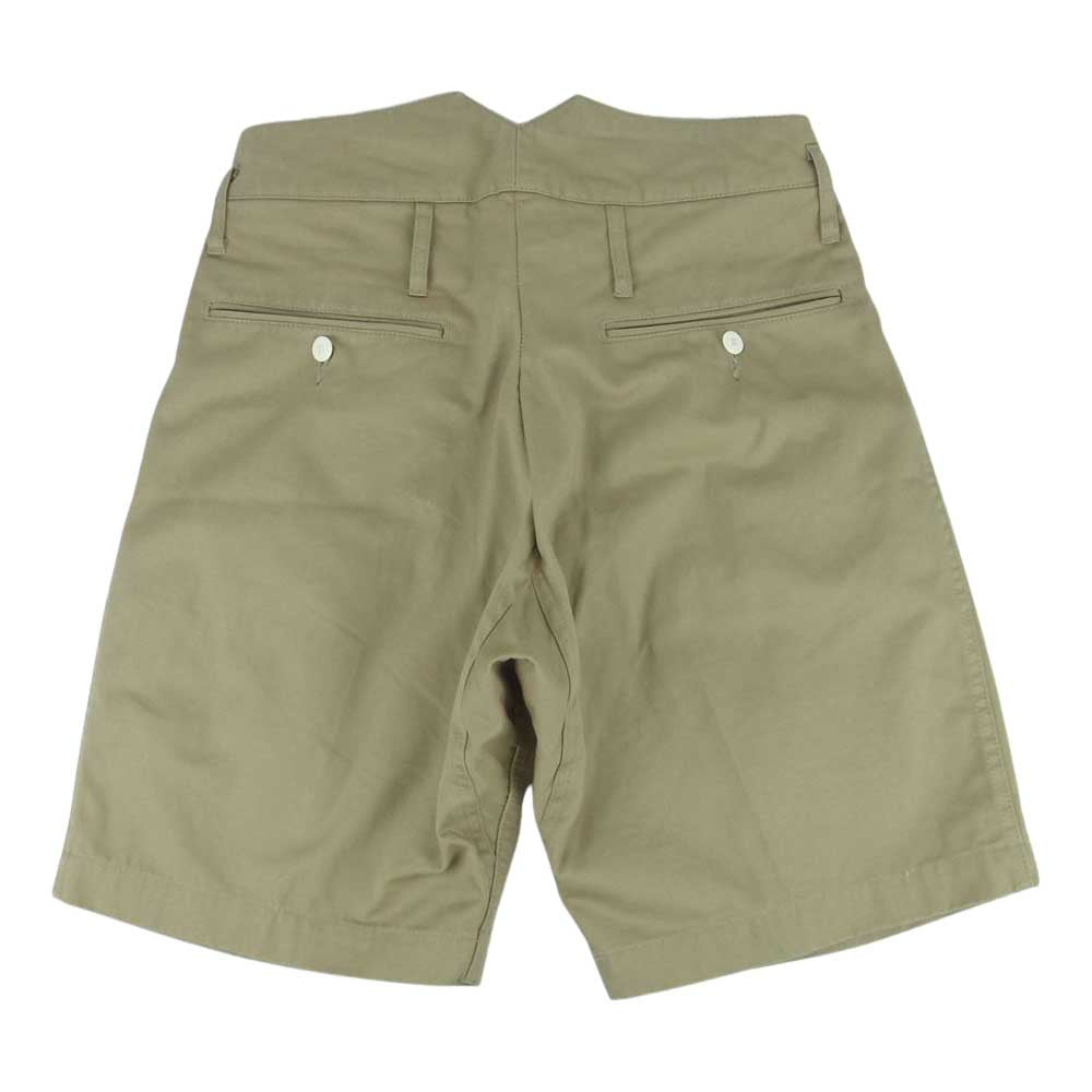 VISVIM ビズビム 0119105008005 19SS HAKAMA SHORTS 袴 ハカマ ショーツ ハーフ ショート タック パンツ ベージュ系 1【中古】