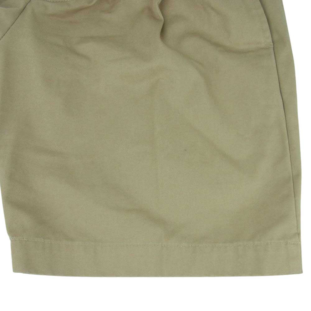 VISVIM ビズビム 0119105008005 19SS HAKAMA SHORTS 袴 ハカマ ショーツ ハーフ ショート タック パンツ ベージュ系 1【中古】