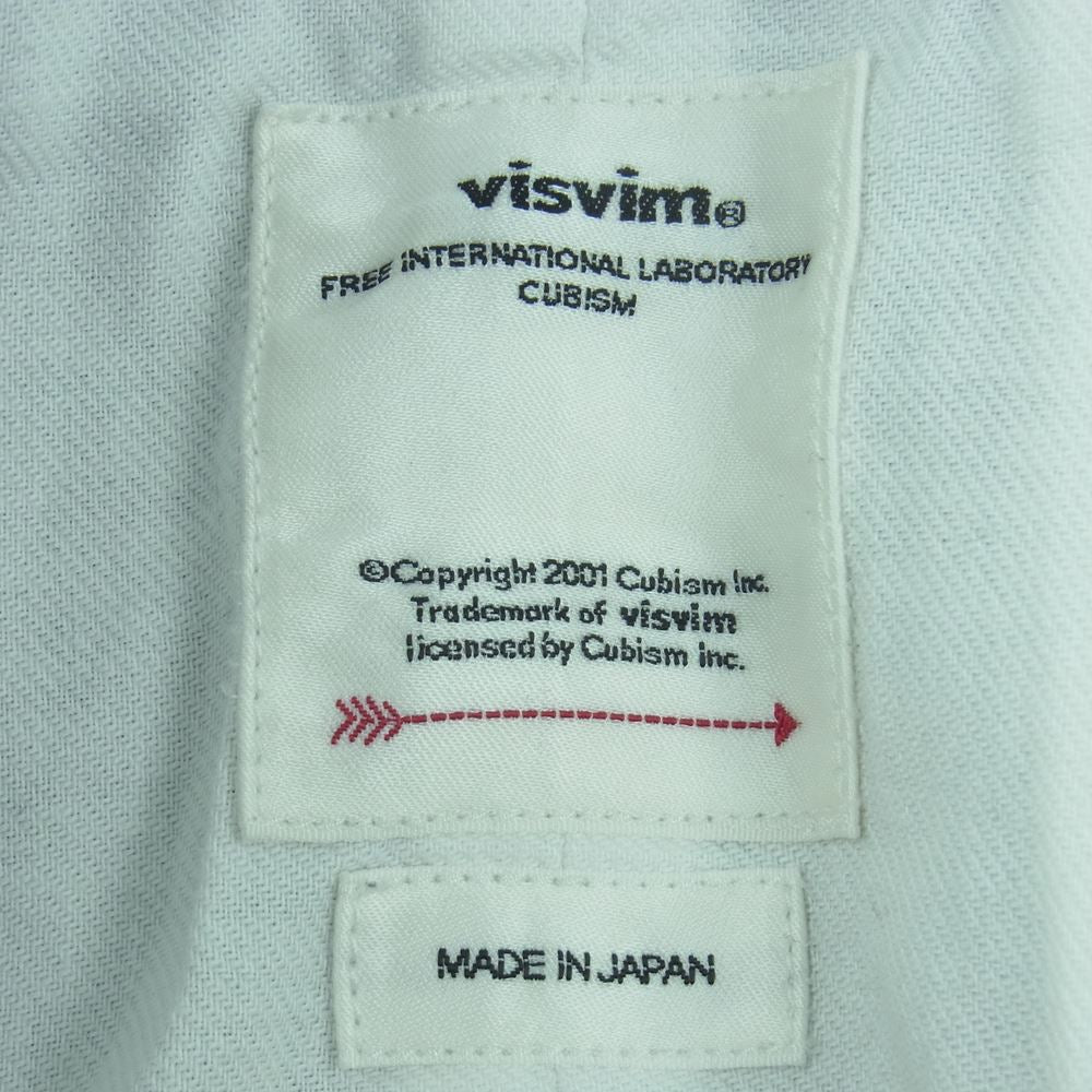VISVIM ビズビム 19SS 0119105008005 HAKAMA SHORTS 袴 ハカマ ショーツ ハーフ タック ショート パンツ 日本製 カーキ系 1【中古】