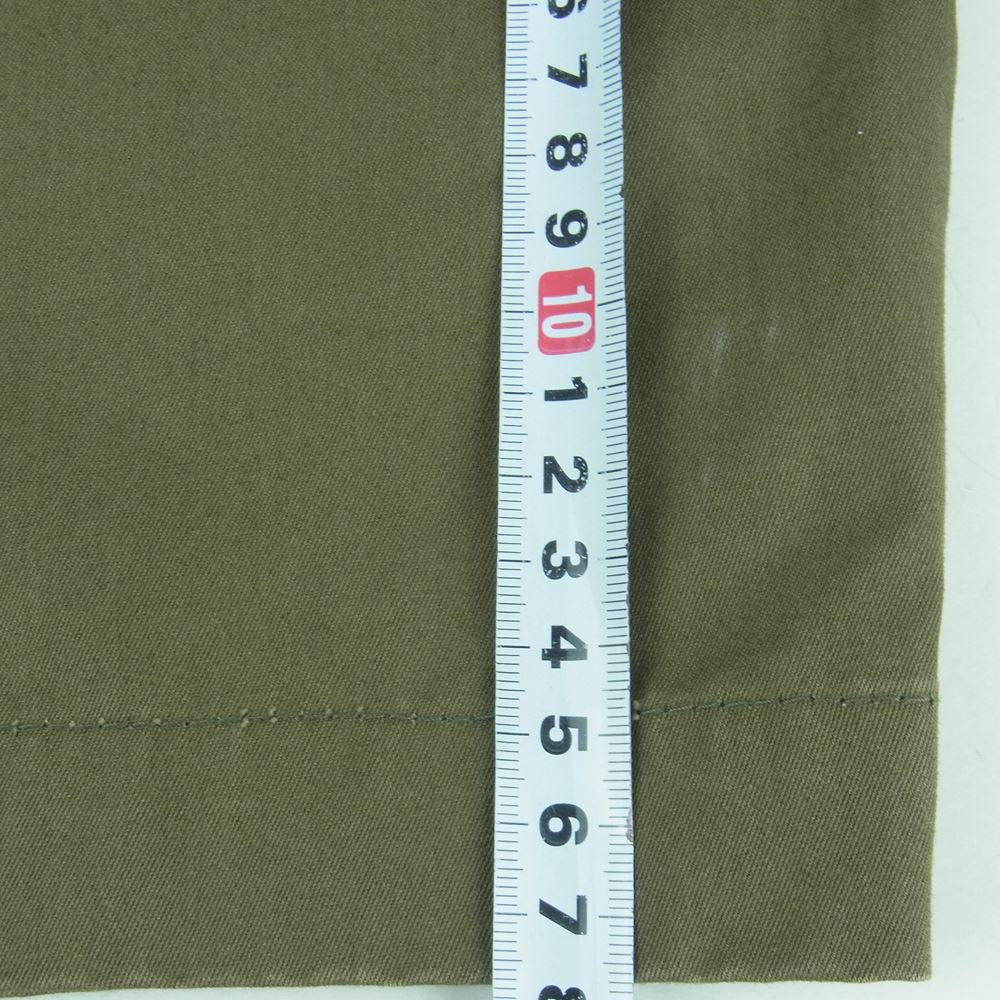 VISVIM ビズビム 19SS 0119105008005 HAKAMA SHORTS 袴 ハカマ ショーツ ハーフ タック ショート パンツ 日本製 カーキ系 1【中古】