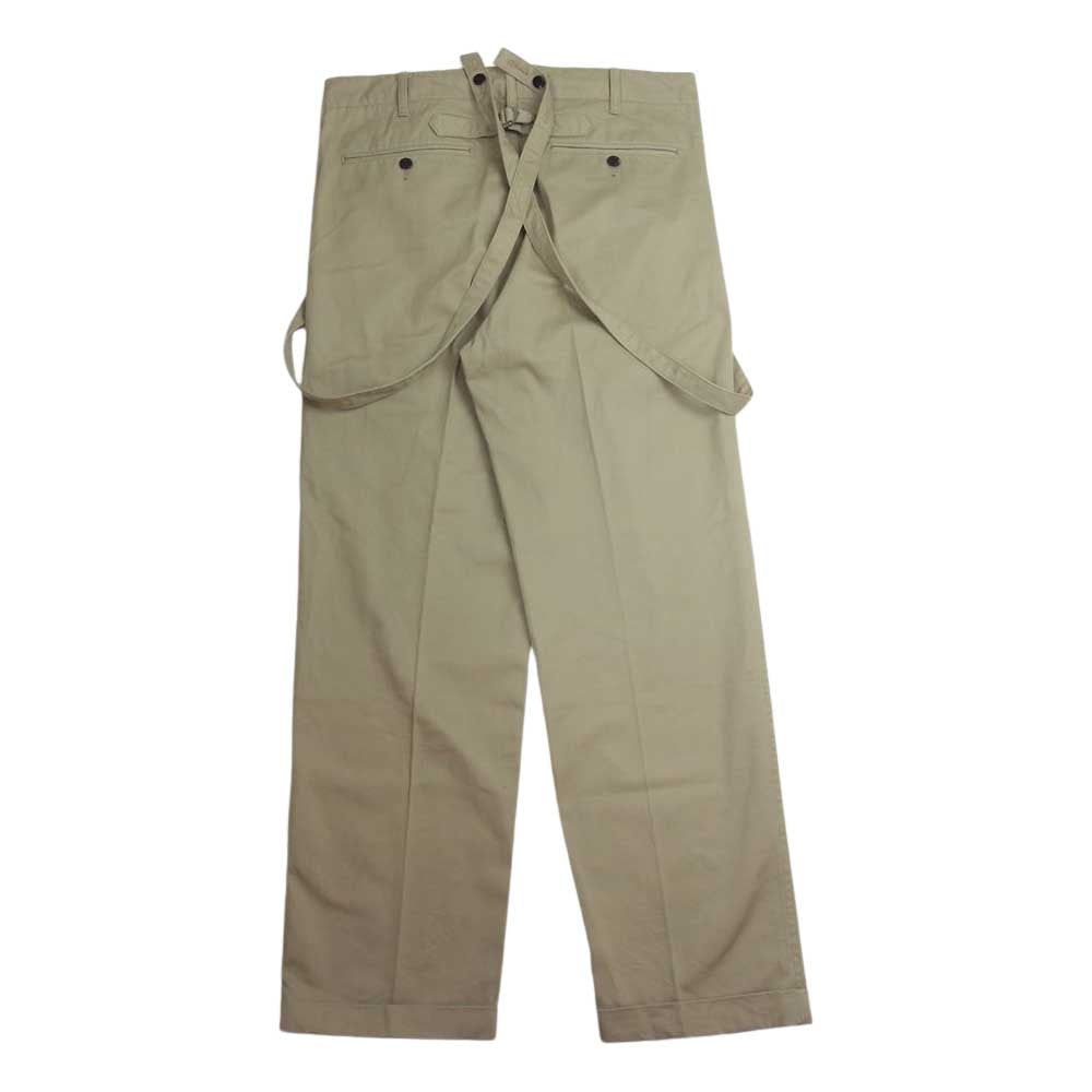 VISVIM ビズビム 0120205008003 20AW サスペンダー チノ ワイド パンツ ベージュ系 1【中古】