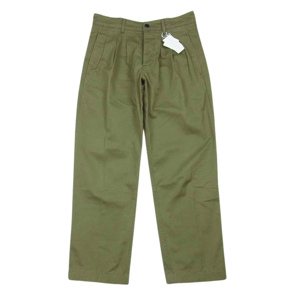 VISVIM ビズビム 0118205008007 18AW HAKAMA PANTS CHINO TWILL チノツイル 袴 ハカマ パンツ カーキ系 1【中古】