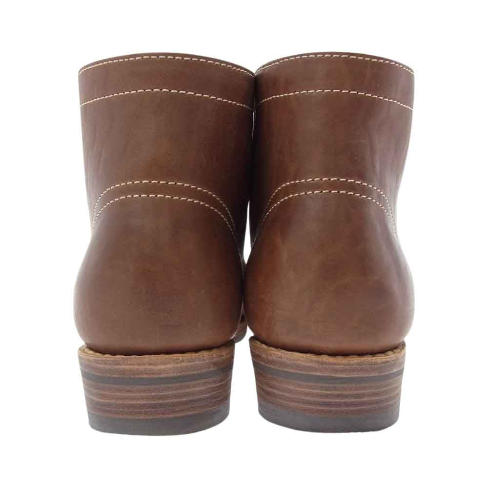 VISVIM ビズビム 0119402002002 BRIGADIER BOOTS-FOLK ブリガディア フォーク スエード レザー ブーツ ブラウン系 US09【中古】