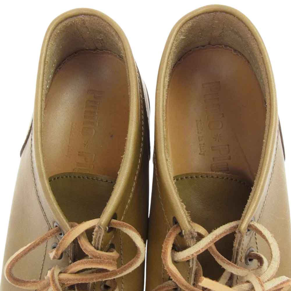 プントピグロ イタリア製 クレープソール レザー シューズ【中古】