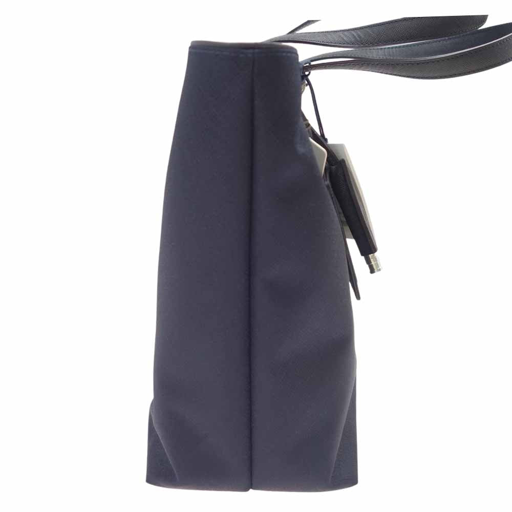 PELLE MORBIDA ペッレモルビダ pmo-ca113 Capitano キャピターノ パスケース&ホイッスル ビジネス トートバック ネイビー系【新古品】【未使用】【中古】