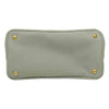 PRADA プラダ ミニ カナパ キャンバス トートバッグ グレー系【中古】