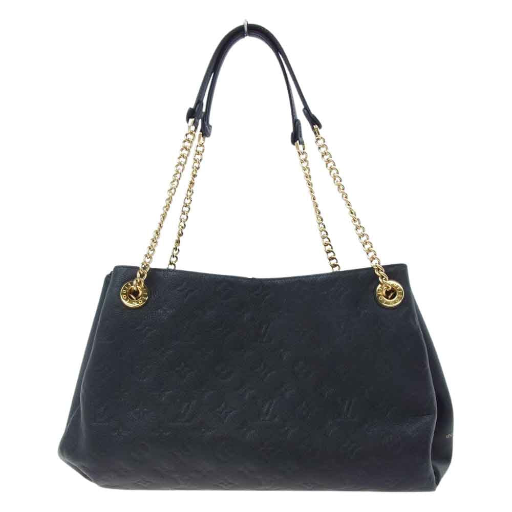 LOUIS VUITTON ルイ・ヴィトン M43758 モノグラム アンプラント スレンヌ MM ショルダー バッグ ブラック系 ゴールド系【中古】