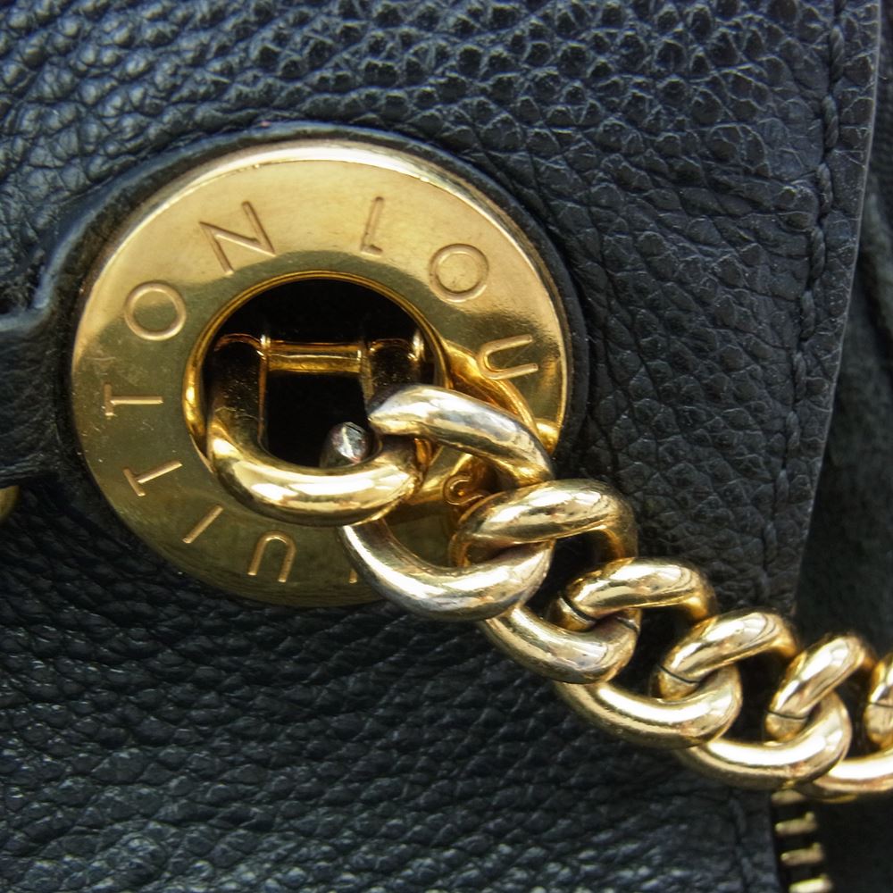 LOUIS VUITTON ルイ・ヴィトン M43758 モノグラム アンプラント スレンヌ MM ショルダー バッグ ブラック系 ゴールド系【中古】