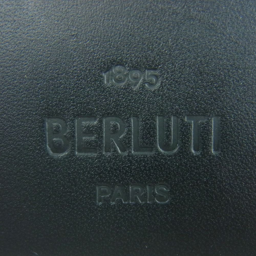 Berluti ベルルッティ カリグラフィ 二つ折り 財布 ブラック系【中古】