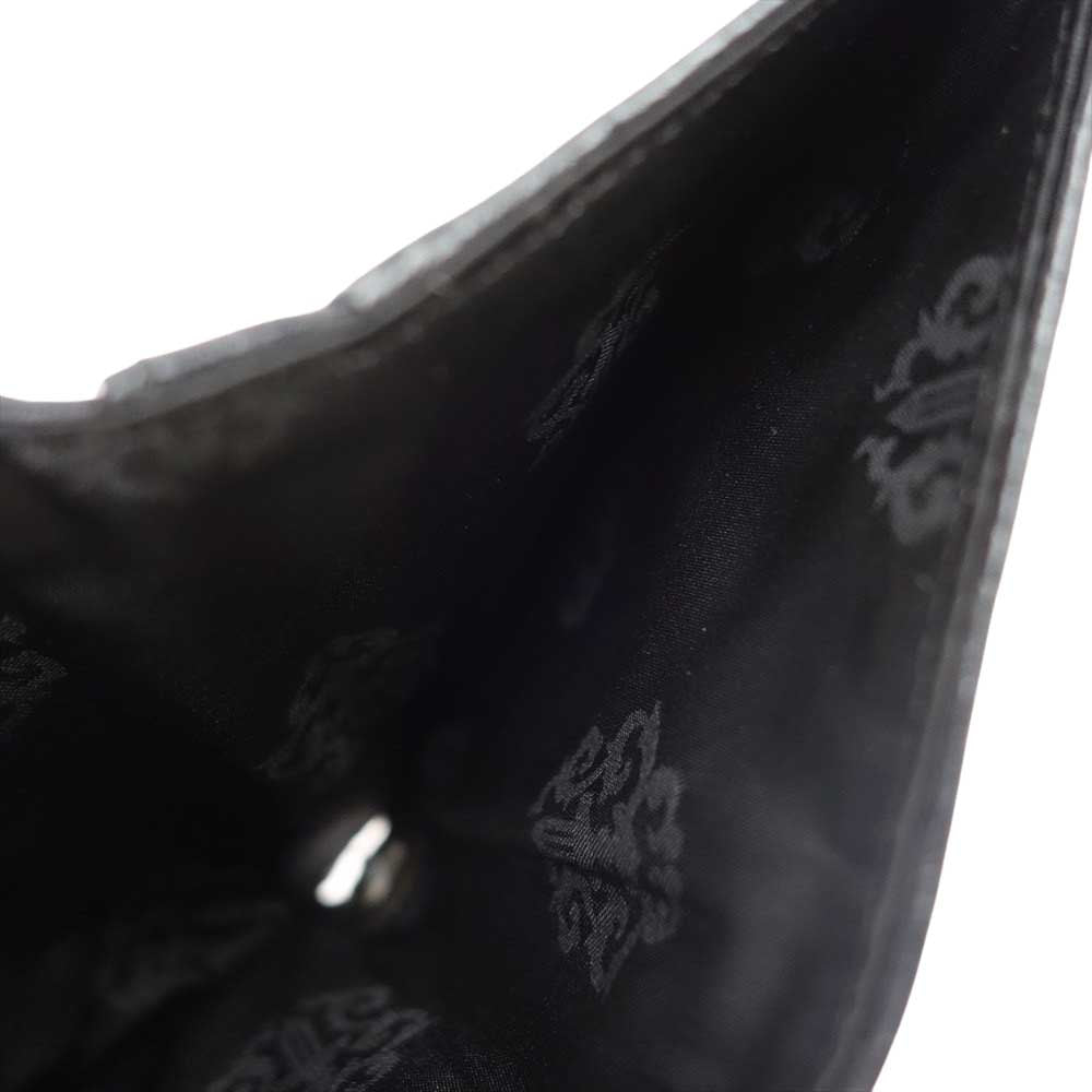 CHROME HEARTS クロムハーツ（原本無） ディジャコモ クロスパッチ レザーウォレット 二つ折り財布 ブラック系【中古】