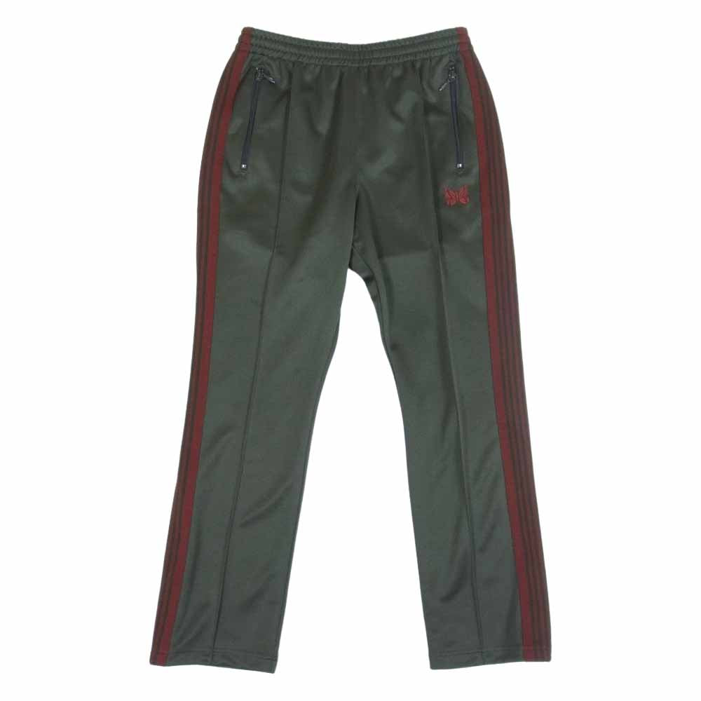Needles ニードルス IN364 Narrow Track Pant ナロー トラック カーキ系 S【美品】【中古】