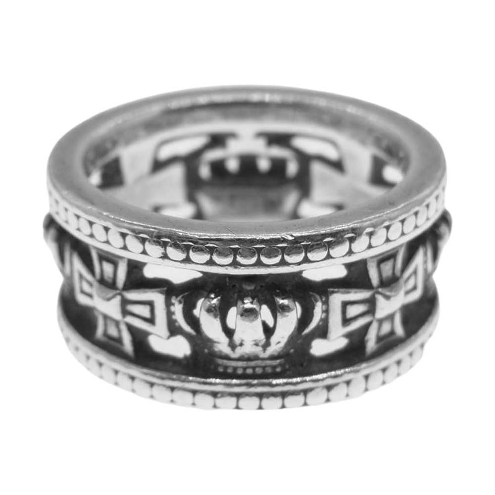 Justin Davis ジャスティンデイビス MEDIEVAL WEDDING BAND メディバル ウェディングバンド リング シルバー系 16号【中古】