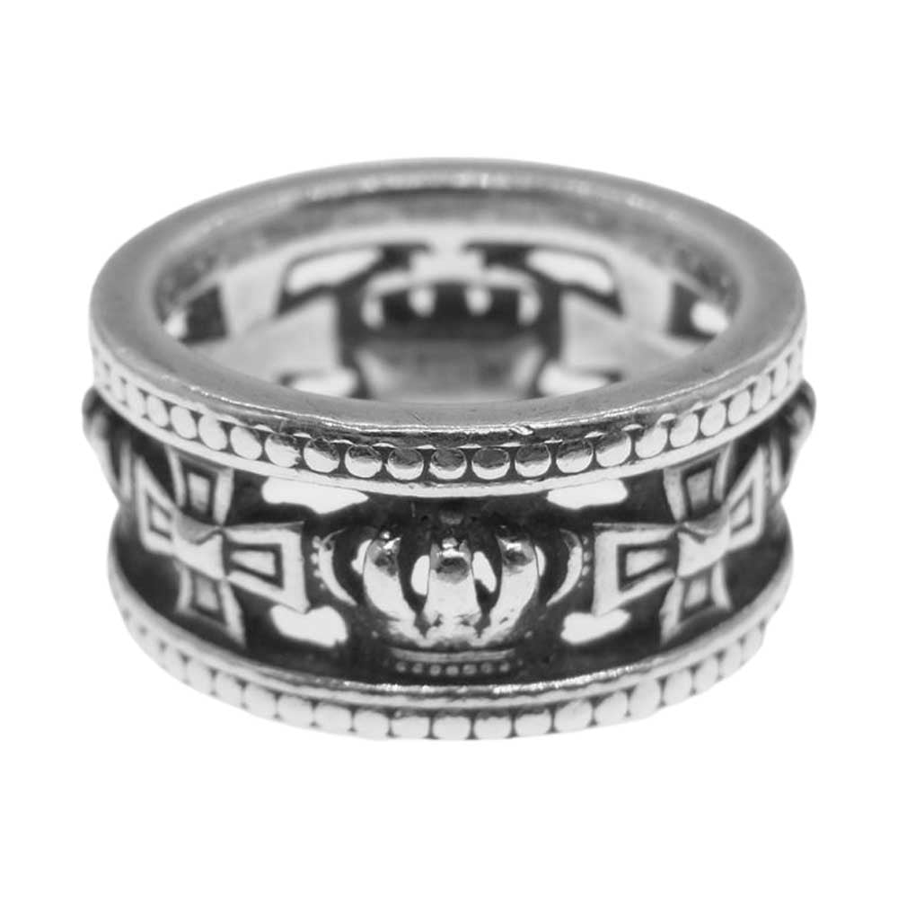 Justin Davis ジャスティンデイビス MEDIEVAL WEDDING BAND メディバル ウェディングバンド リング シルバー系 16号【中古】