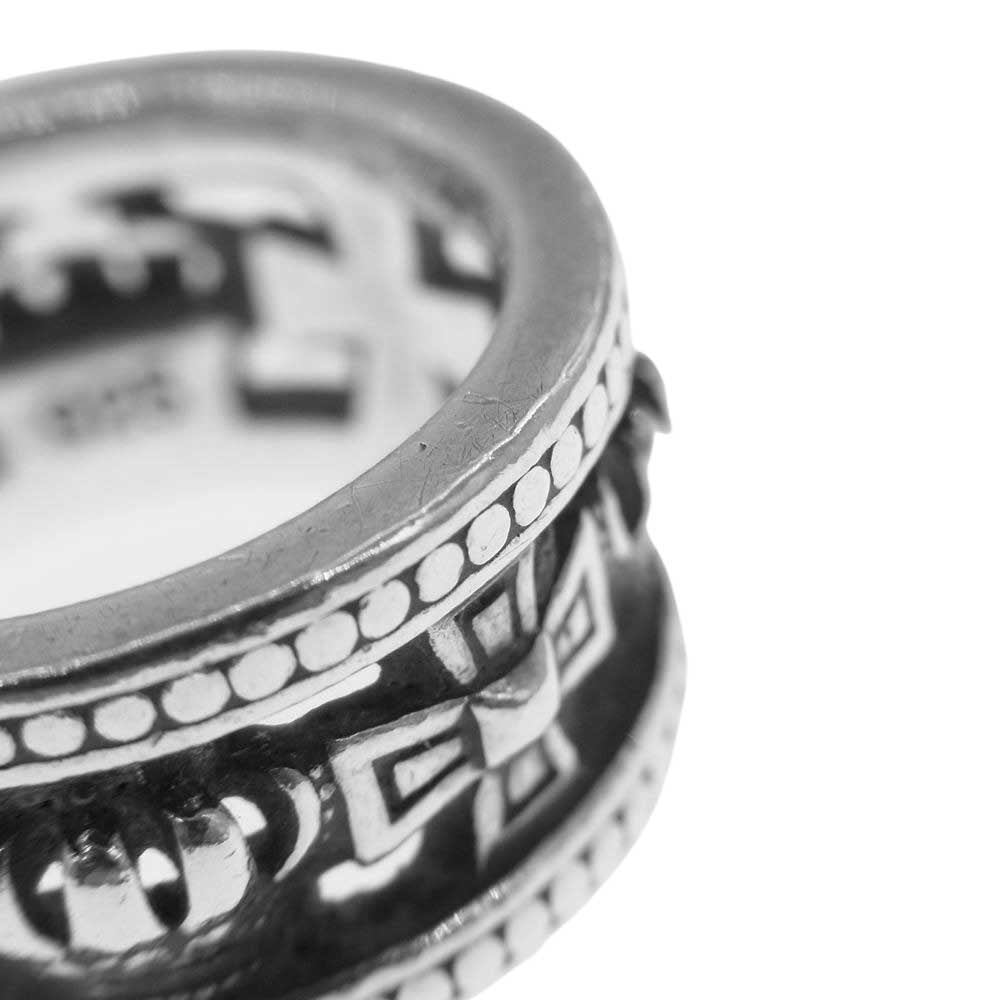 Justin Davis ジャスティンデイビス MEDIEVAL WEDDING BAND メディバル ウェディングバンド リング シルバー系 16号【中古】