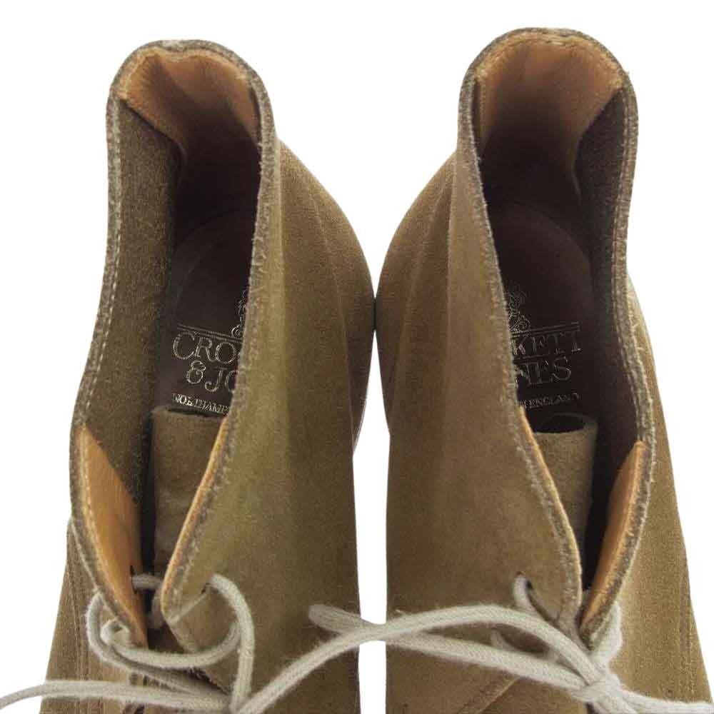 CROCKETT&JONES クロケットアンドジョーンズ BEAMS F別注 BAYSWATER スエード チャッカブーツ UK6【中古】