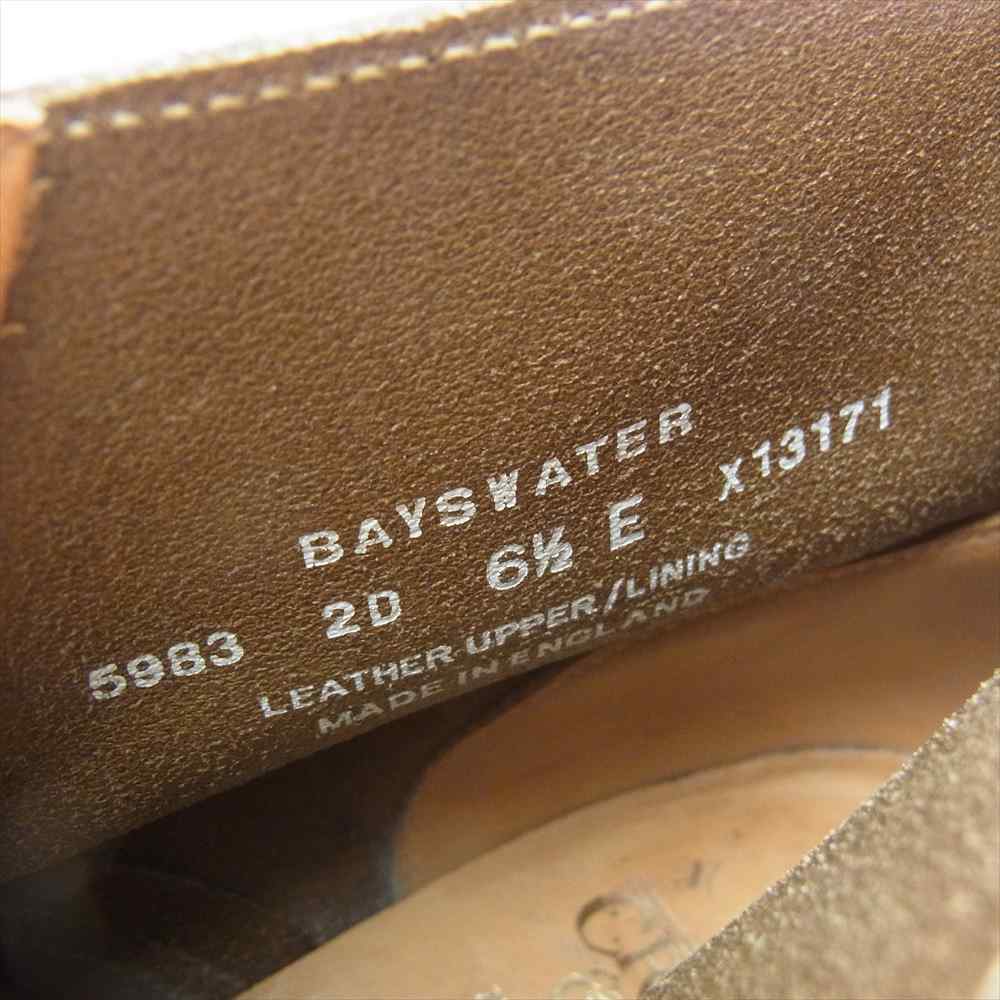 CROCKETT&JONES クロケットアンドジョーンズ BEAMS F別注 BAYSWATER スエード チャッカブーツ UK6【中古】