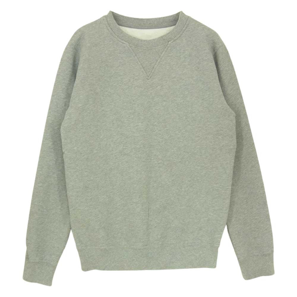 MAISON MARGIELA メゾンマルジェラ 21AW S51GU0111 マルジェラジャパンタグ 4ステッチ 前Vガゼット クルーネック スウェット トレーナー グレー系 XS【中古】