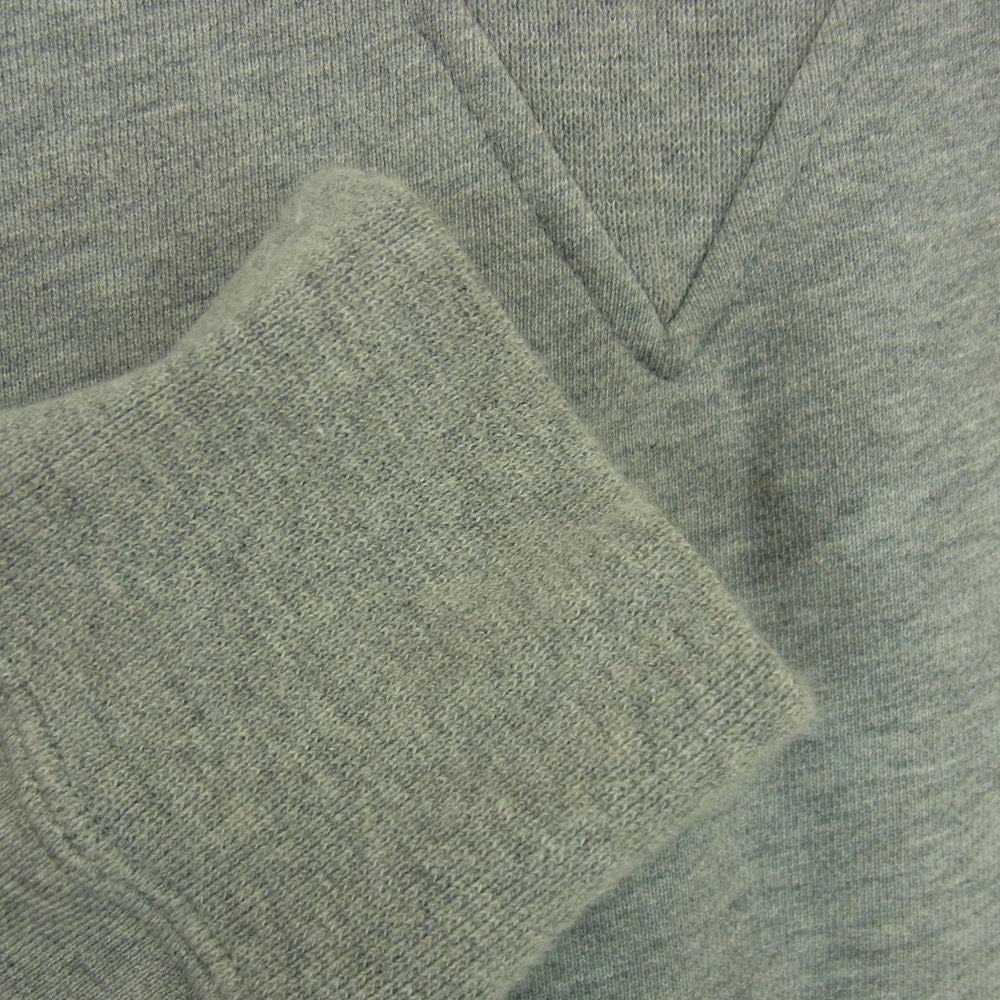 MAISON MARGIELA メゾンマルジェラ 21AW S51GU0111 マルジェラジャパンタグ 4ステッチ 前Vガゼット クルーネック スウェット トレーナー グレー系 XS【中古】
