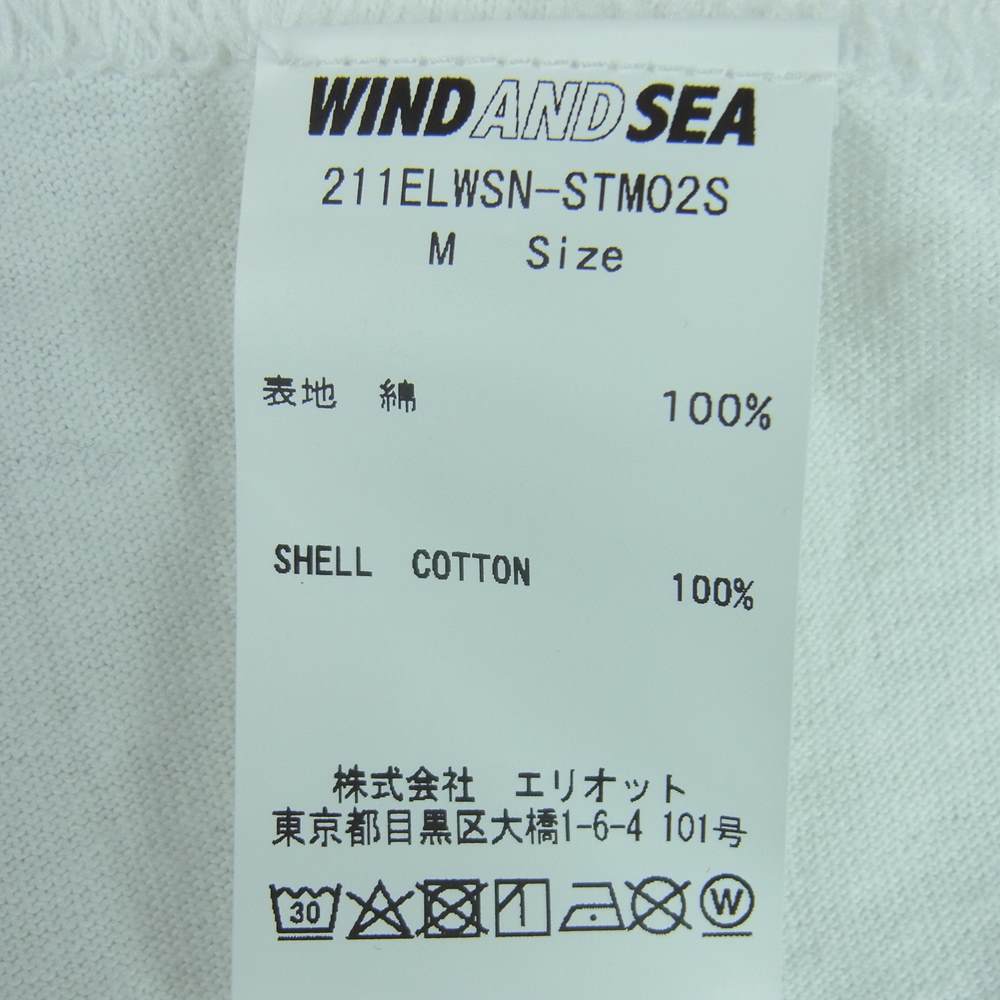 NEIGHBORHOOD ネイバーフッド 211ELWSN-STM02S NHWDS-2/C-TEE SS バックプリント 半袖 Tシャツ ホワイト系 M【中古】