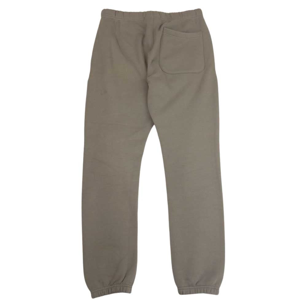 FEAR OF GOD フィアオブゴッド ESSENTIALS エッセンシャルズ ラバー ロゴ プリント スウェット パンツ ベージュ ベージュ系 S【中古】