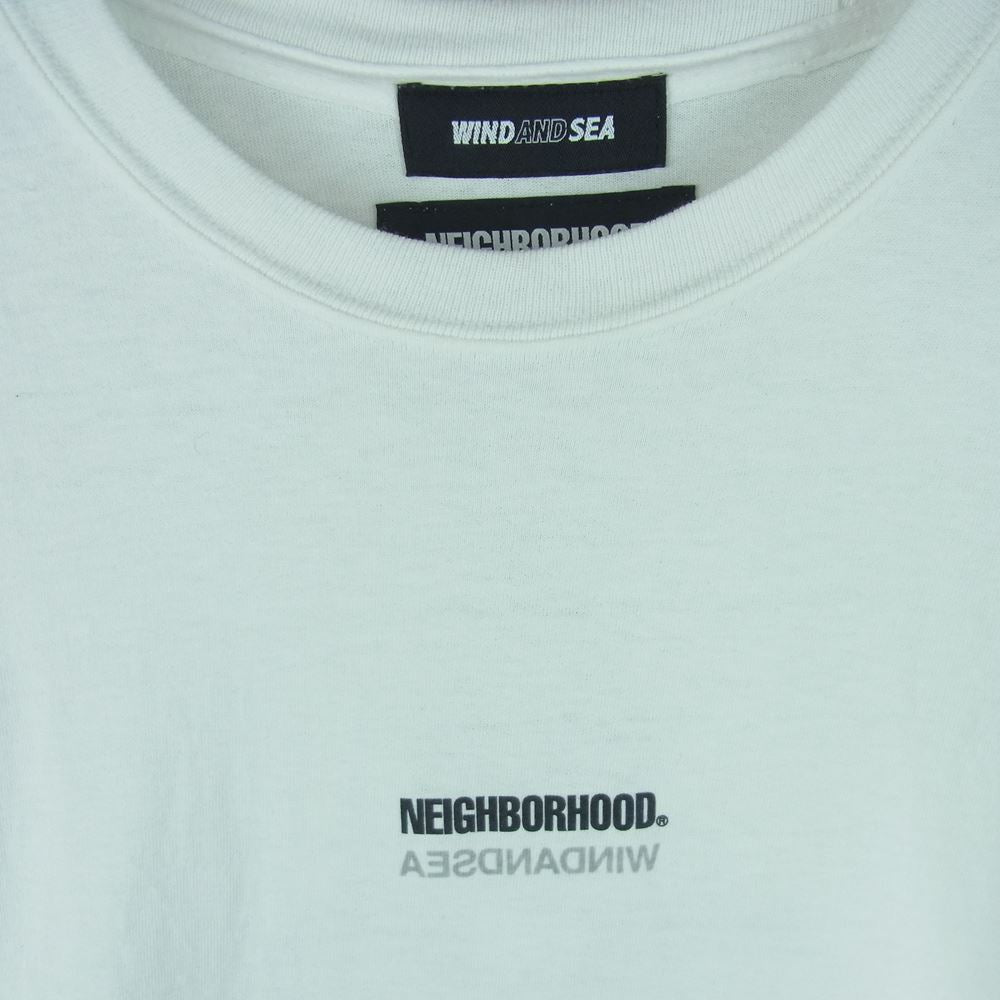 NEIGHBORHOOD ネイバーフッド 211ELWSN-LTM01S NHWDS-1/C-Tee LS バックプリント 長袖 Tシャツ ホワイト系 M【中古】