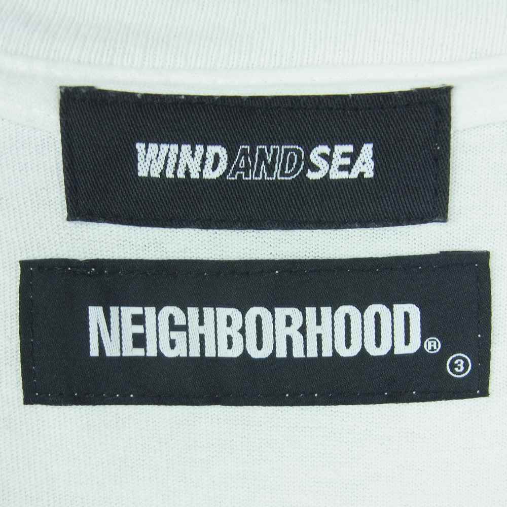 NEIGHBORHOOD ネイバーフッド 211ELWSN-LTM01S NHWDS-1/C-Tee LS バックプリント 長袖 Tシャツ ホワイト系 M【中古】