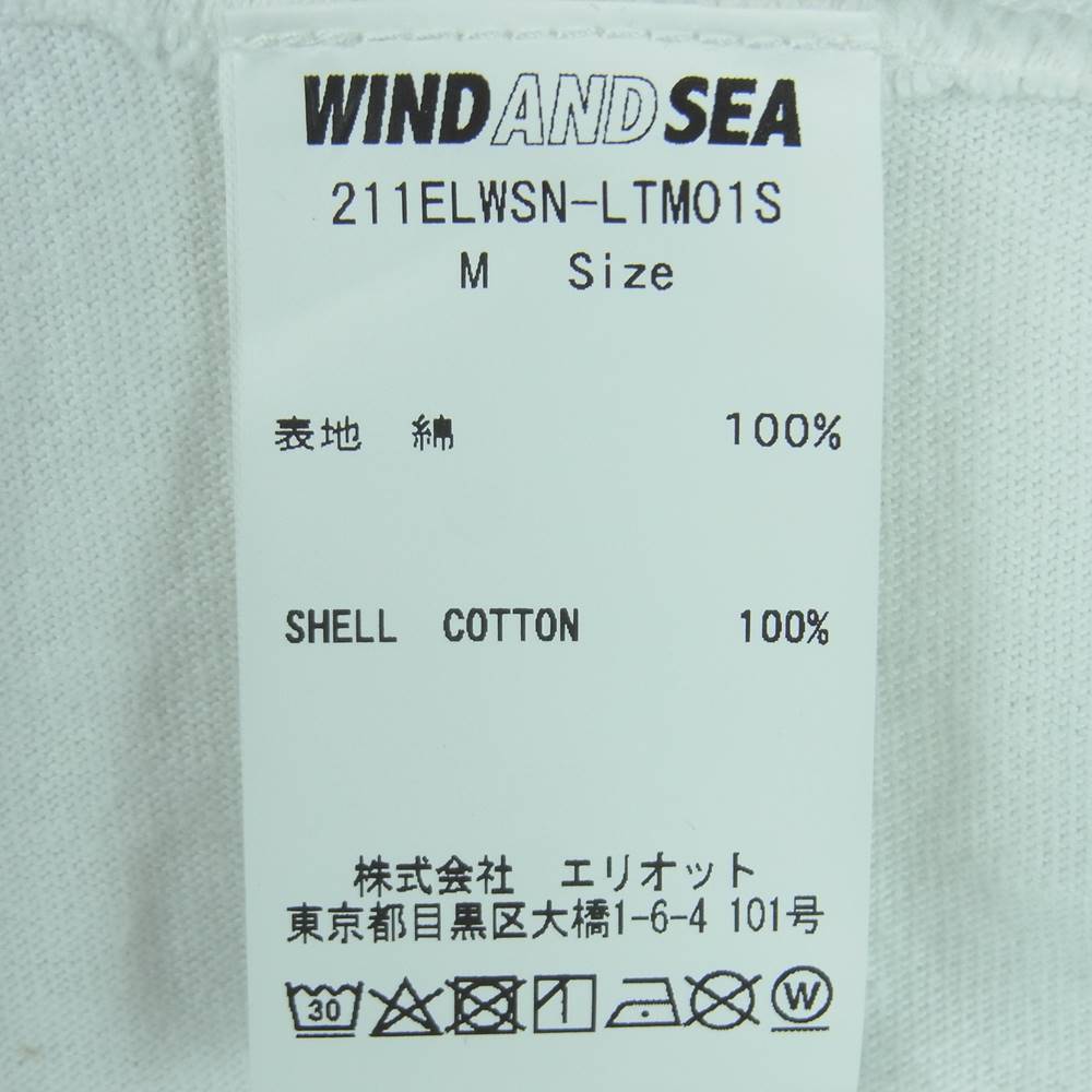 NEIGHBORHOOD ネイバーフッド 211ELWSN-LTM01S NHWDS-1/C-Tee LS バックプリント 長袖 Tシャツ ホワイト系 M【中古】