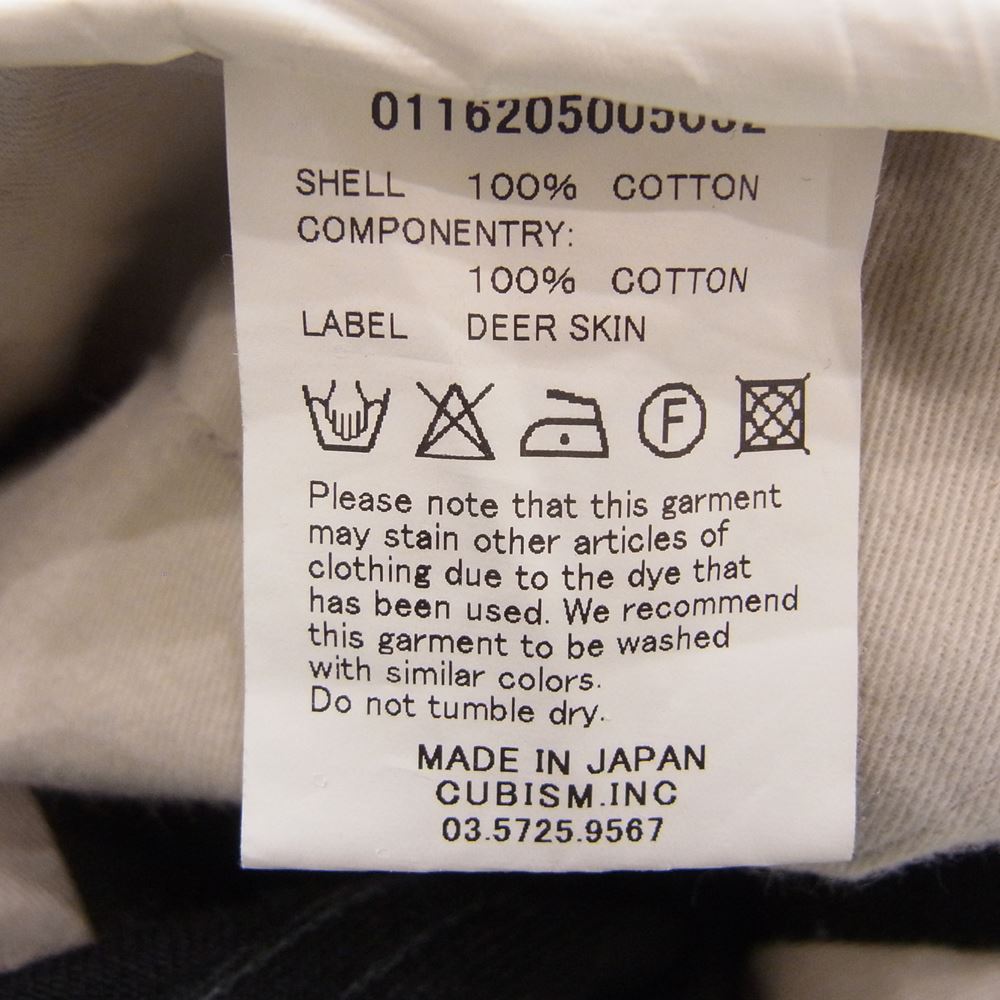 VISVIM ビズビム 0116205005032 16AW SOCIAL SCULPTURE DENIM 03R ソーシャルスカルプチャー デニム パンツ ブラック系 32【中古】
