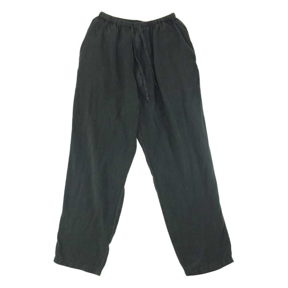 COMOLI コモリ 21AW U03-03017 シルクネル ドロー ストリング パンツ ダークグレー系 1【中古】