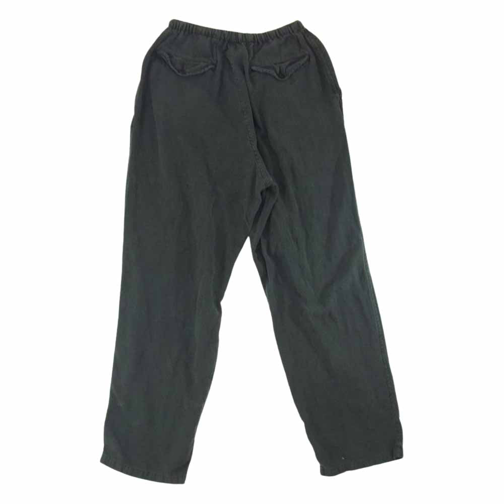 COMOLI コモリ 21AW U03-03017 シルクネル ドロー ストリング パンツ ダークグレー系 1【中古】