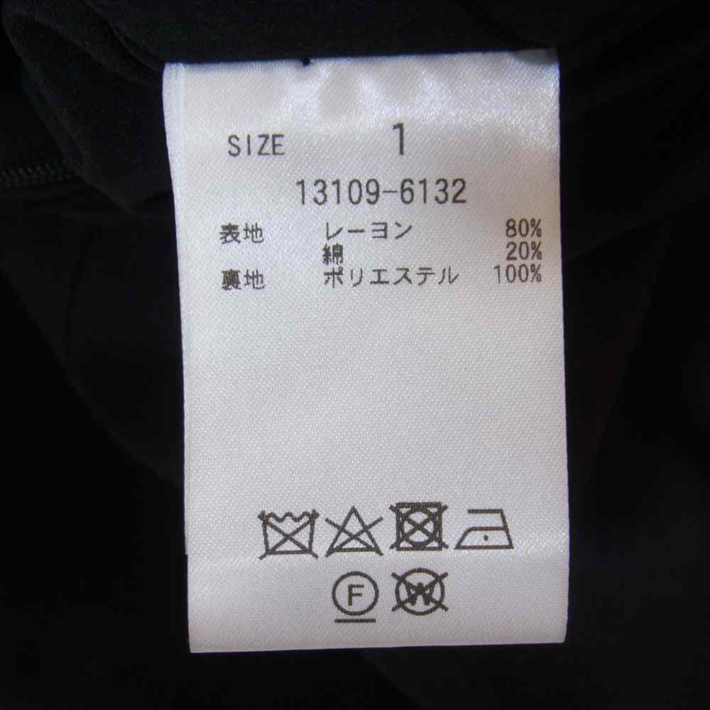 クラネ 13109-6132 TUCK HEM VOLUME SKIRT タック HEM ボリューム スカート ブラック系 1【美品】【中古】