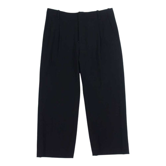 UNUSED アンユーズド UW0641 SLACKS タック スラックス パンツ ブラック系 1【中古】