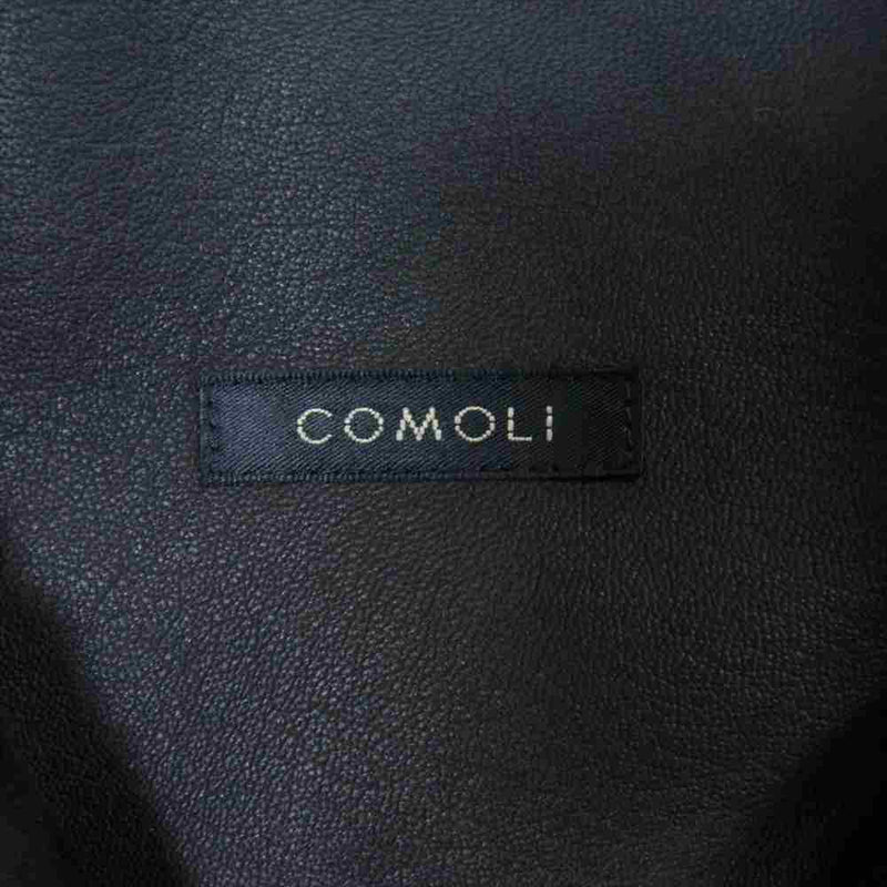 COMOLI コモリ レザージャケット 18SS M01-01003 TYPE-1st シープスキン スエード レザー ジャケット ブラック系