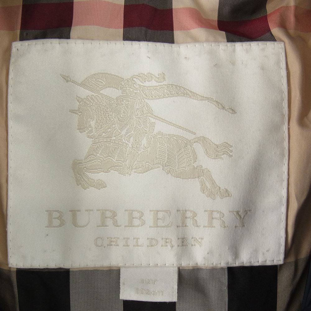 BURBERRY バーバリー ダウンジャケット ネイビー系 12Y 152cm【中古】