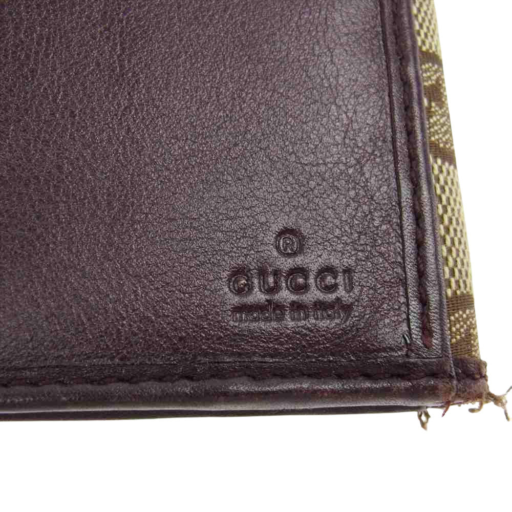 GUCCI グッチ 245723 GGキャンバス ラブリーハート ロングウォレット 長財布 ライトブラウン系【中古】