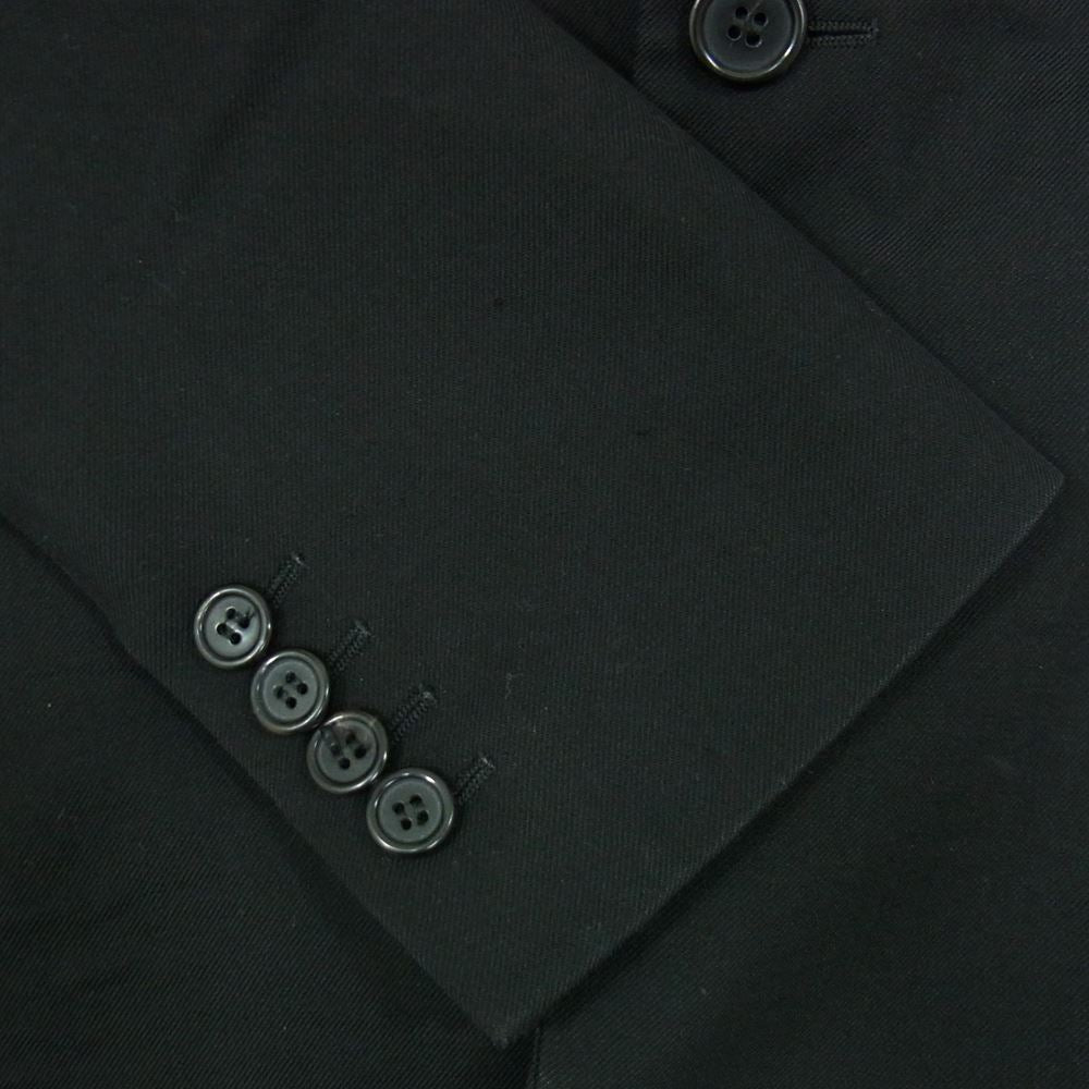 SAINT LAURENT サンローラン 20SS 510213 2B ノッチドラペル テーラード ジャケット ブラック系 46【中古】