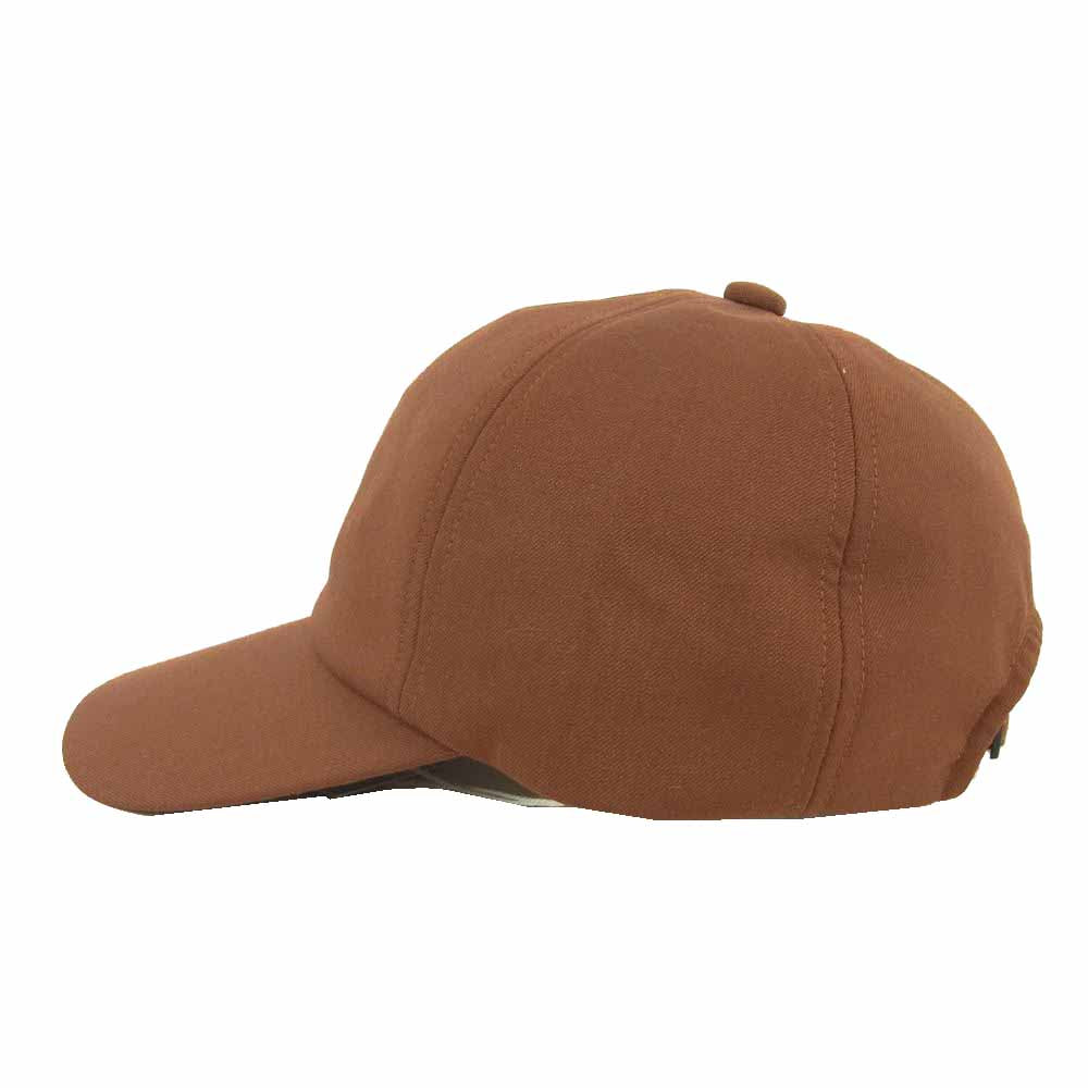 ドゥルカマラ 20SS D120-G109-P よそいき CAP-P サマー ウール ベースボール キャップ 帽子 ブラウン系 Red Brown F【新古品】【未使用】【中古】