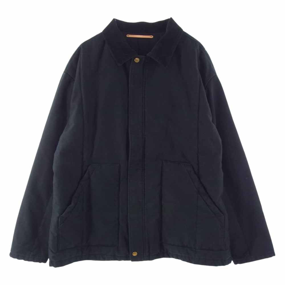 UNUSED アンユーズド US1674 コットンダック生地 シンサレート 中綿ジャケット ダックジャケット カバーオール ブラック系 3【中古】