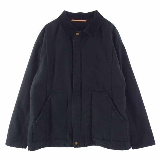 UNUSED アンユーズド US1674 コットンダック生地 シンサレート 中綿ジャケット ダックジャケット カバーオール ブラック系 3【中古】