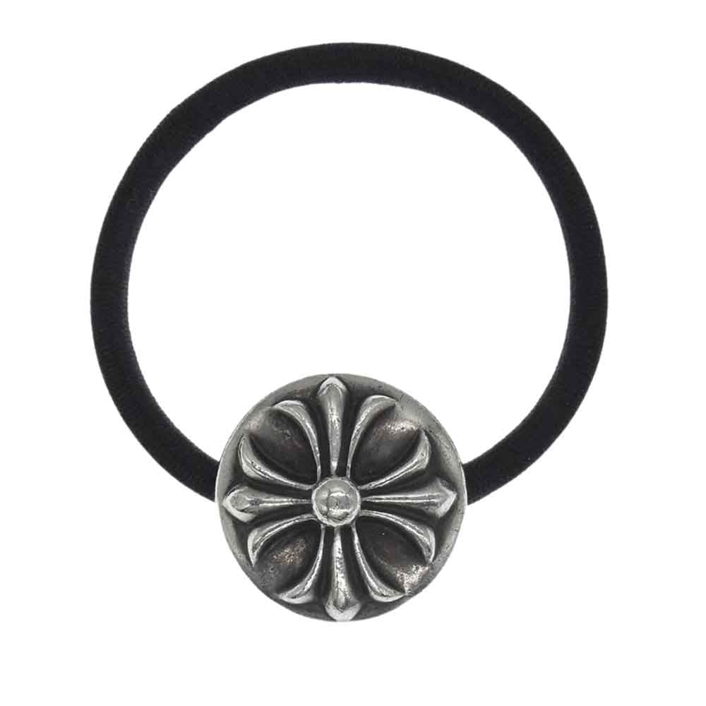 CHROME HEARTS クロムハーツ（原本無） クロスボール ヘアゴム コンチョ シルバー系【中古】