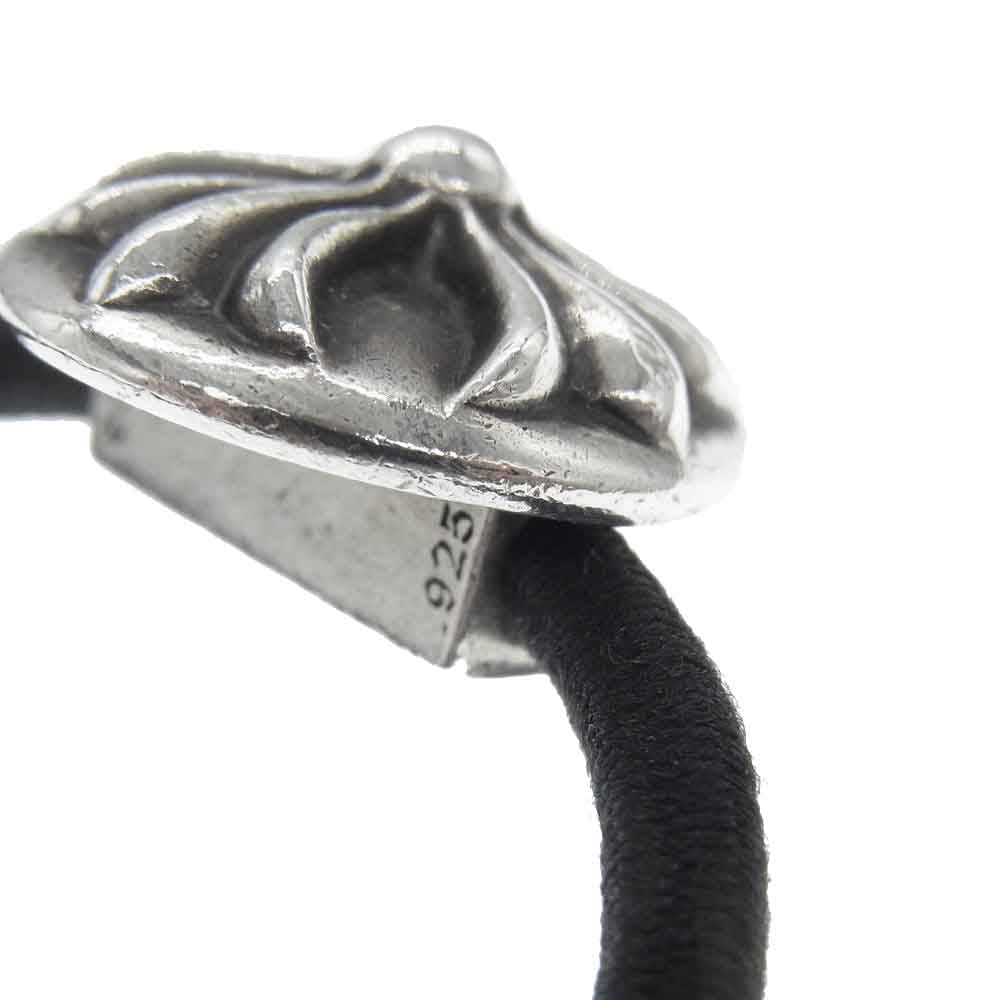 CHROME HEARTS クロムハーツ（原本無） クロスボール ヘアゴム コンチョ シルバー系【中古】